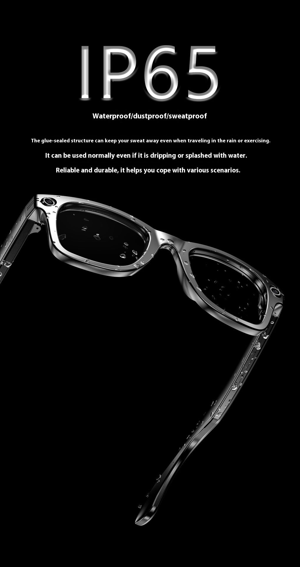 Ai Three-generation Smart Bluetooth Glasses – Magnetic Frame Sunglasses for Men & Women